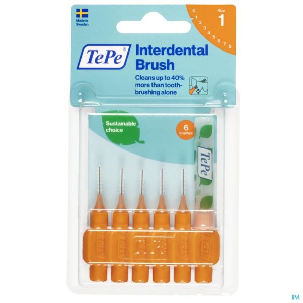 Tepe Interdental Brush 0,45mm Oranje 6 P