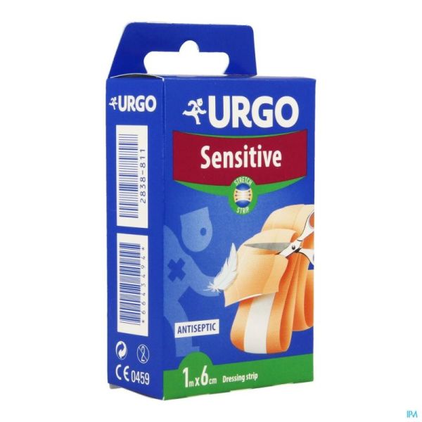 Urgo Sensitive Bande Stretch 1mx6cm 1 Pièce
