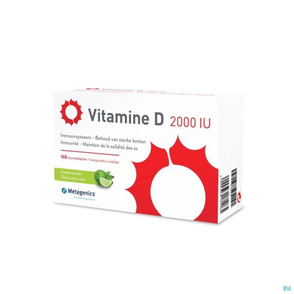 Vitamine D 2000 Iu Metagenics 168 Comprimés