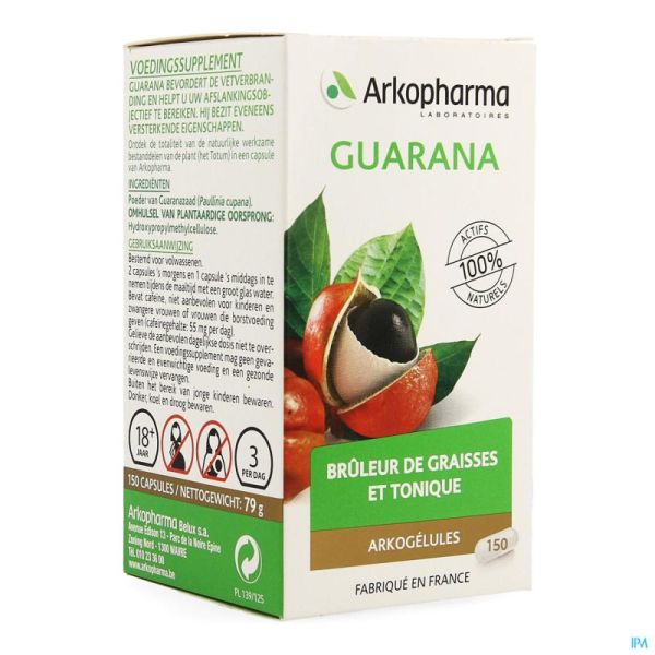 Arkogelules Guarana 150