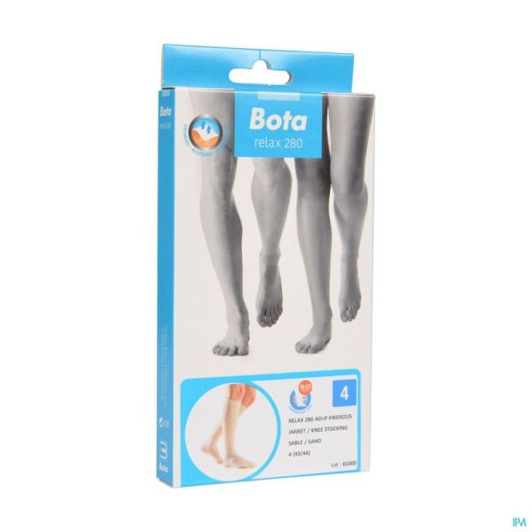 Bota Relax Bas De Genou 280 Sable T4 1 P