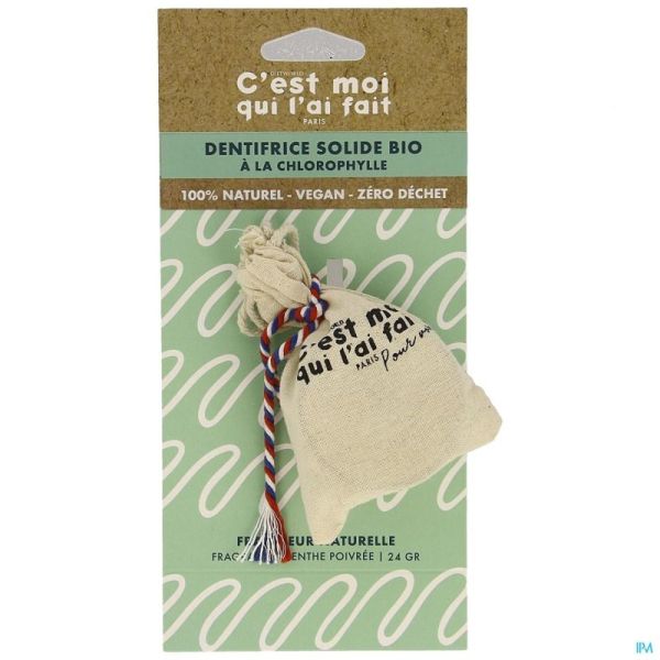 C'est Moi Qui L'ai Fait Dentifrice Solide Chlorophylle Bio 25g
