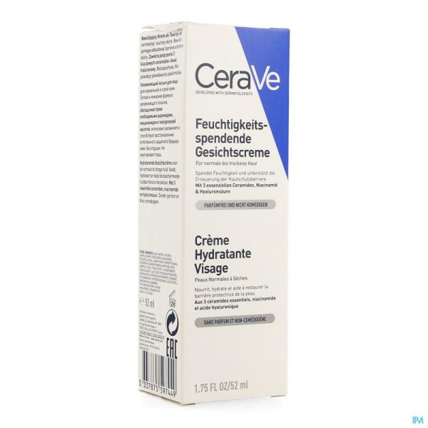Cerave Crème Hydratante Visage 52ml