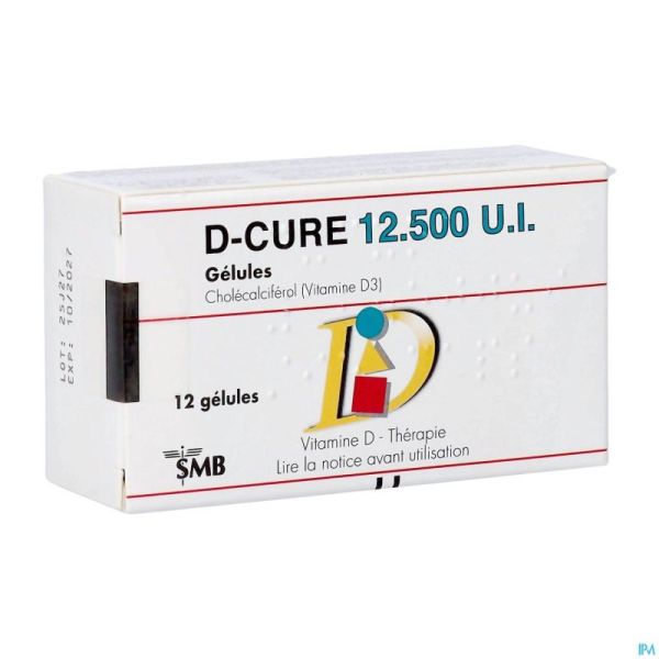 D Cure 12500ui Gélules 12