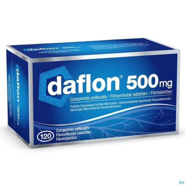 Daflon 120 Comprimés 500 Mg