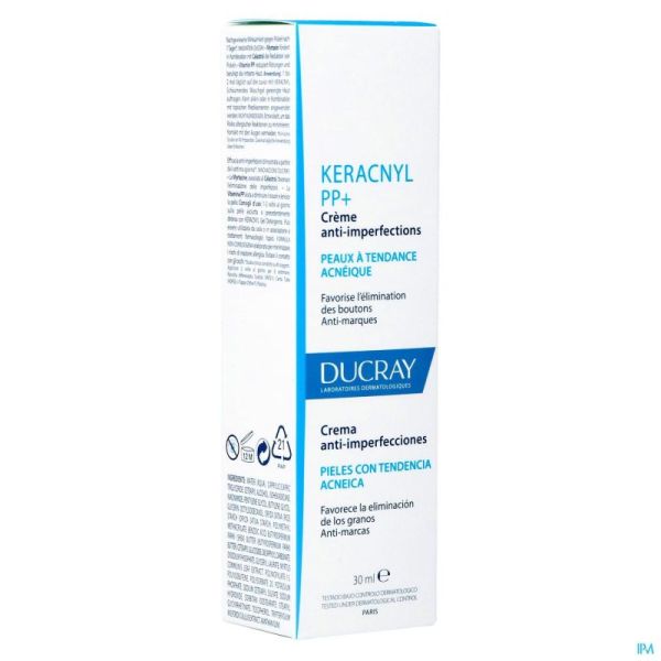 Ducray Keracnyl Pp Crème Apaisant A/imperf. 30ml
