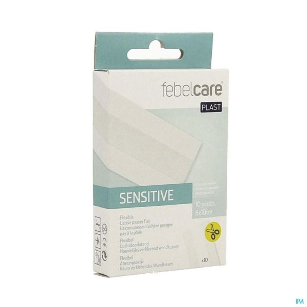 Febelcare Sparadrap Sensitive Uncut 10x6cm 10