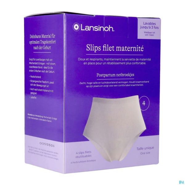 Lansinoh Slips Filet Maternite 69560 4 Pc