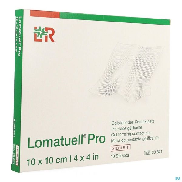 Lomatuell Pro 10x10cm Ster 30871 10 Pièce