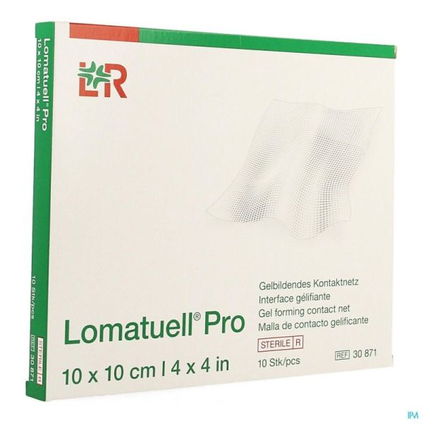 Lomatuell Pro 10x10cm Ster 30871 10 Pièce