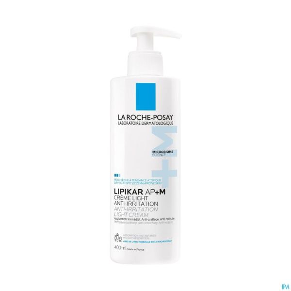 La Roche Posay Lipikar Ap+m Creme Light Pompe 400ml