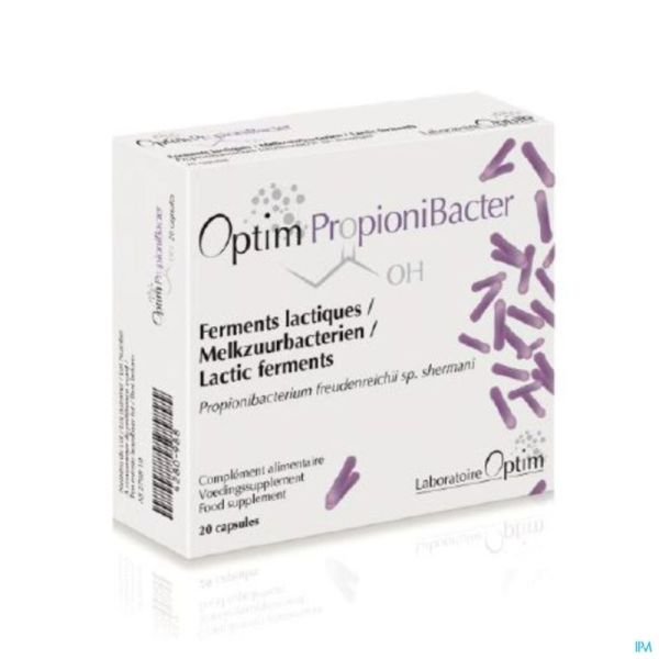 Optim Propionibacter Fermant Lactique Gélules 20