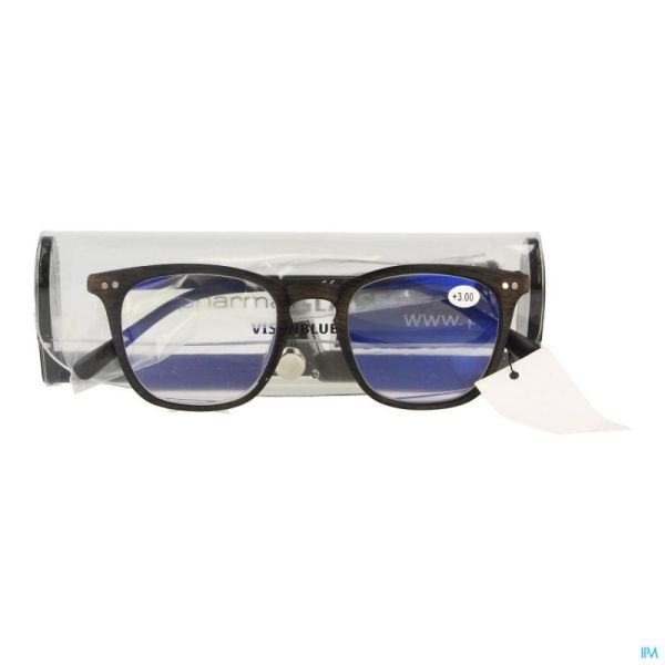 Pharmaglasses Visionblue Pc02 Lun.lect.+3.00 Brown