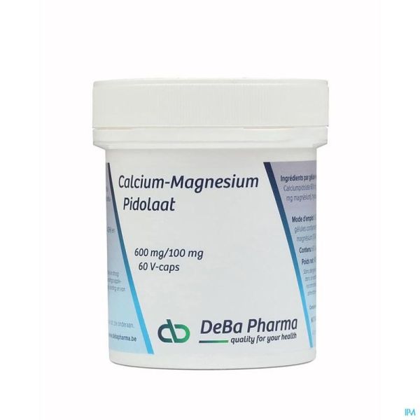 Calcium Mg Pidol Deba 60 Gélules 600/100 Mg