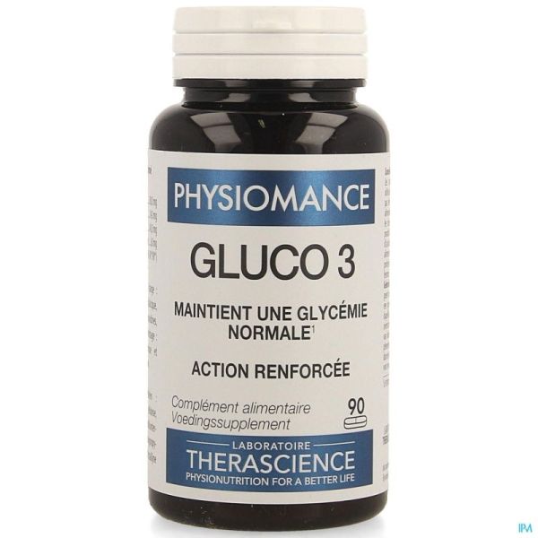 Gluco 3 Comprimés 90 Physiomance Phy318b
