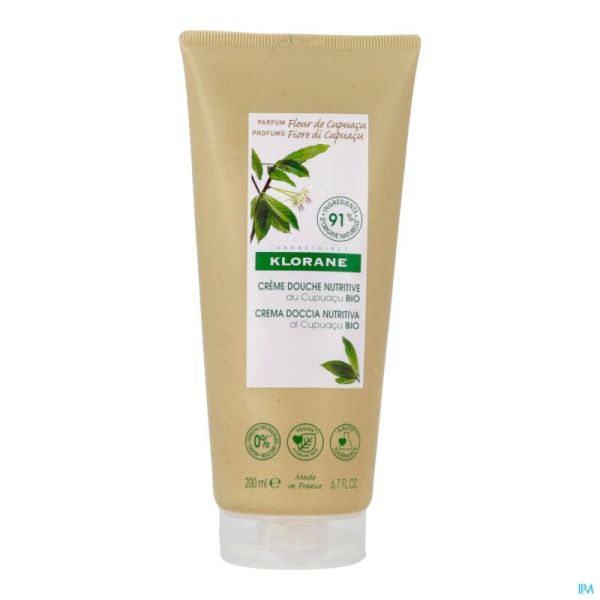 Klorane Corps Crème Douche Fleur Cupuacu 200ml 