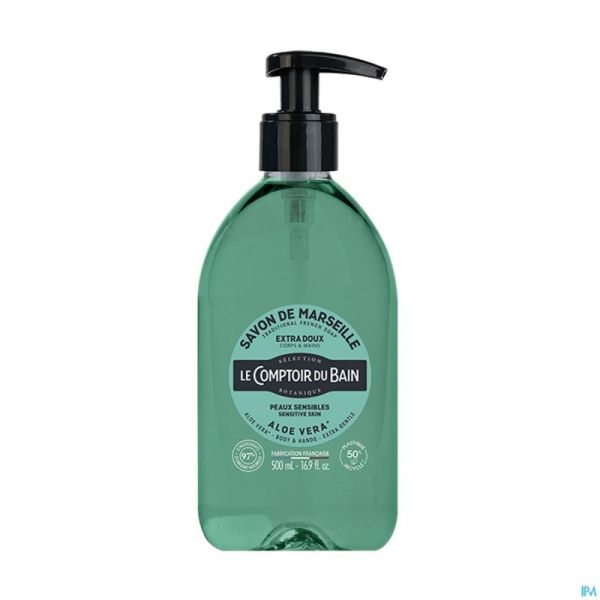 Lcb Savon Liquide Aloe Vera S/palme Flacon 500ml