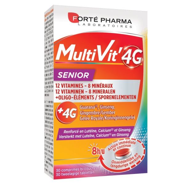 Multivit' 4g Senior Comprimés 30
