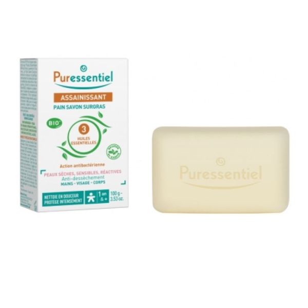 Puressentiel Assainissant Savon Surgras Solide 100g