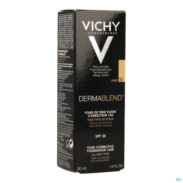 Vichy Dermablend Fond de teint Fluide Correcteur 35 Sable