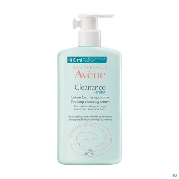 Avène Cleanance Hydra Crème Lavante Apaisante 400ml