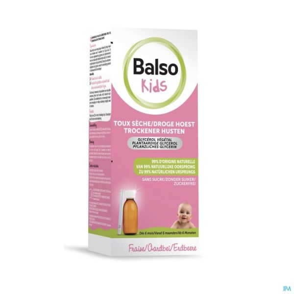 Balso Kids Sirop Toux S/s 125 Ml