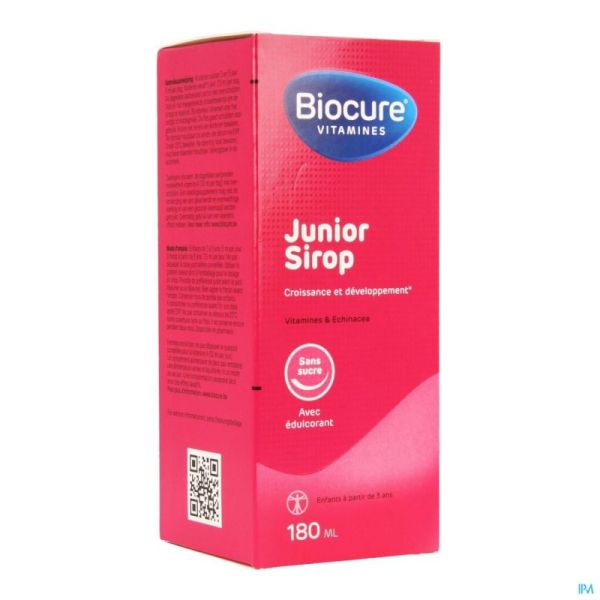 Biocure Vitamines Junior 180 Ml 