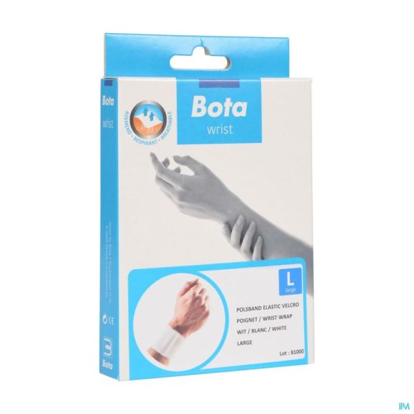 Bota Serre-poign Elast Velc Blanc Gm 1 P