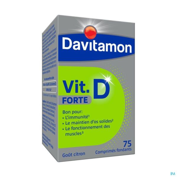 Davitamon Vitamine D Forte 75 Comprimés