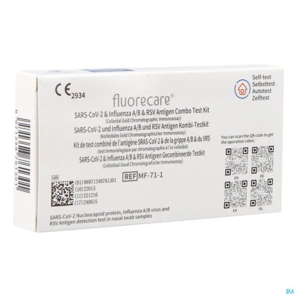Fluorecare Combi Rsv/flu/covid Autotest 1 Magis