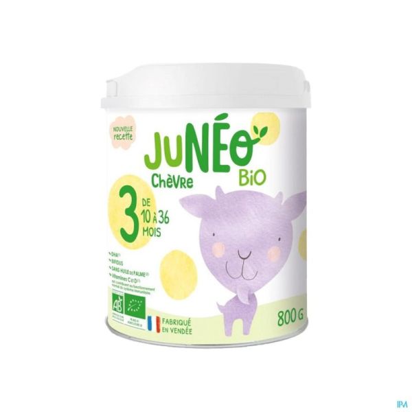 Juneo 3 Lait Chevre 10-36m 800g