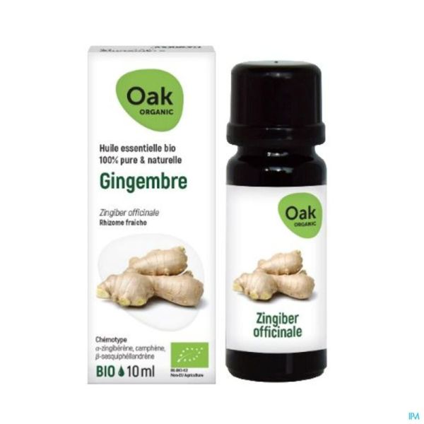 Huile essentielle bio de Gingembre (Zingiber officinale)