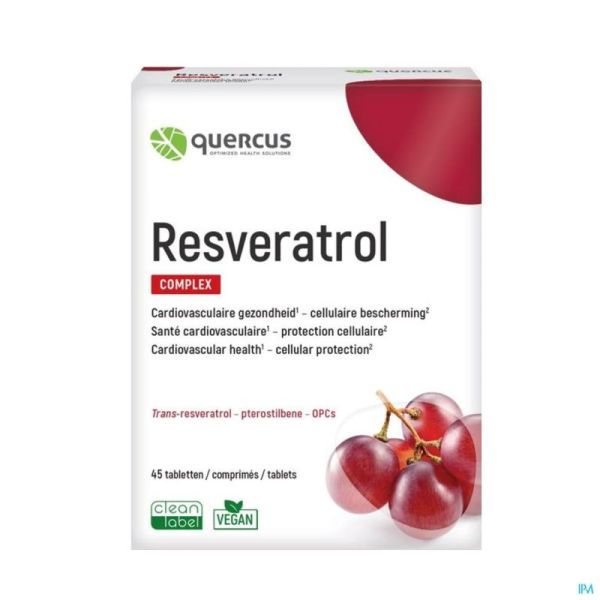 Quercus Resveratrol Comprimés 45