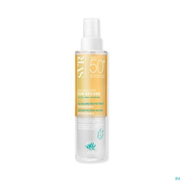 SVR Sun Secure Eau Solaire Biodégradable ip50+  Spray 200ml