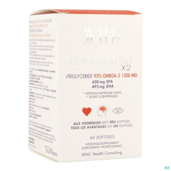 Unocardio X2 Softgels 60
