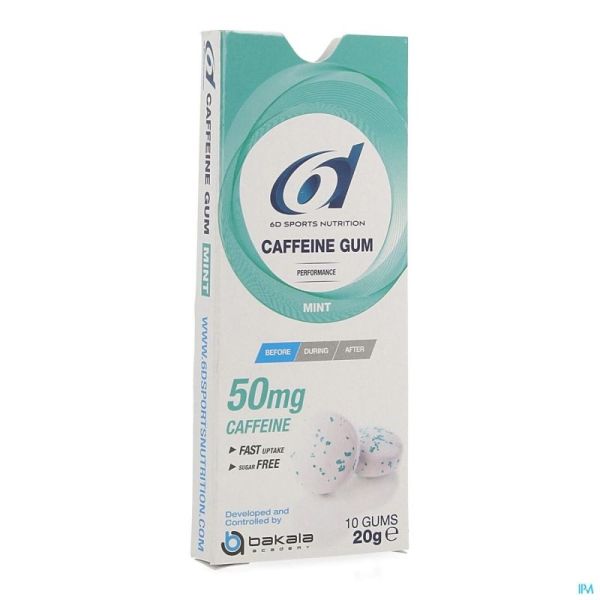6d Sixd Caffeine Gum Mint 10