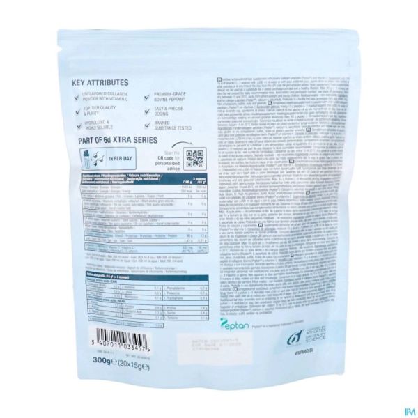 6d Sixd Collagen Peptan Unflavored 300g