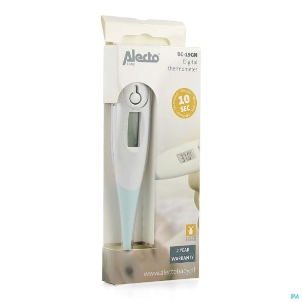 Alecto Thermometre Digital Vert