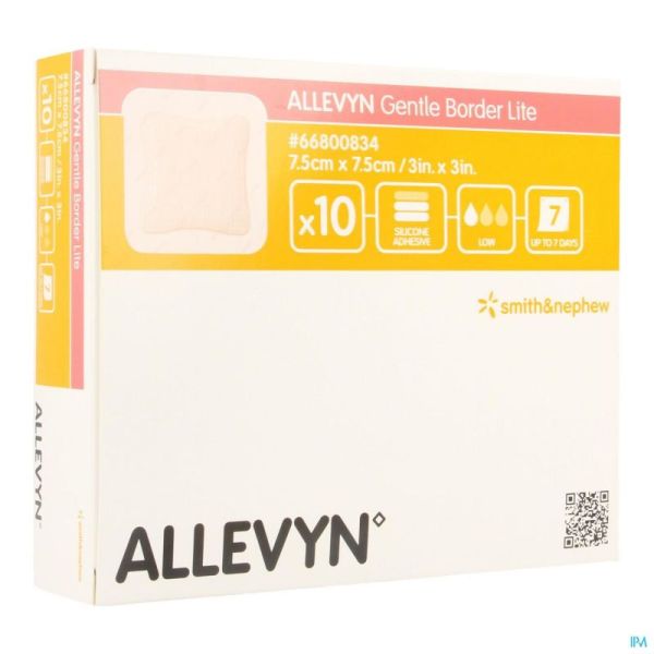 Allevyn Gentle Bord Lite 7,5x7,5cm 66800