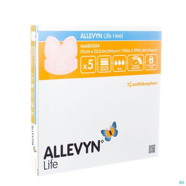 Allevyn Life Heel 25x25,5cm 1304 5 Pièce