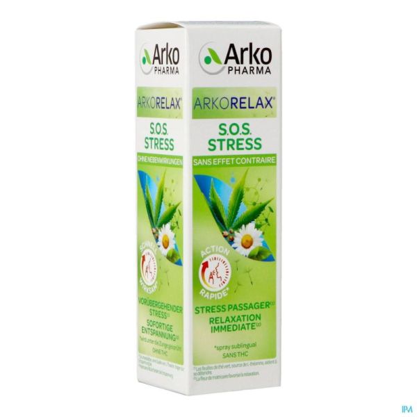 Arkorelax Stress Cannabis Sativa Spray Flacon 10ml
