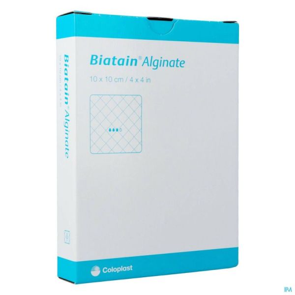 Biatain Alginate Soft 3710 10x10cm 10 Pièce