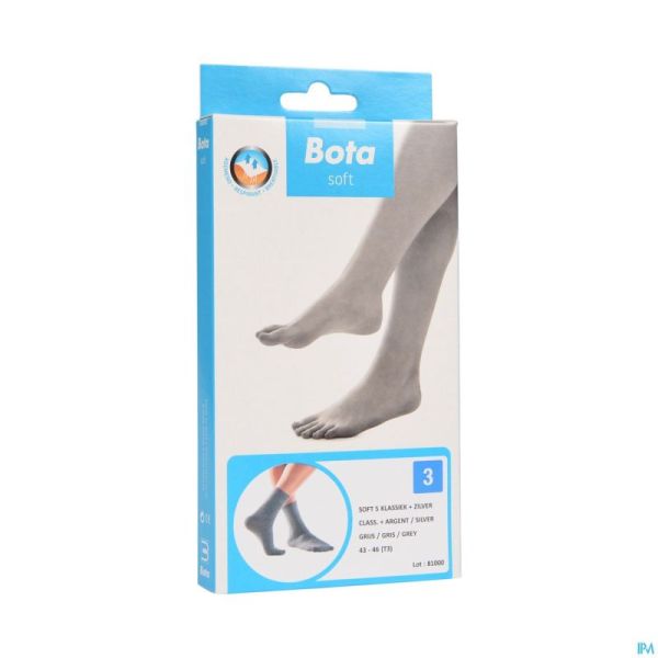 Bota Soft 5 Classique + Argent Gris 43-46