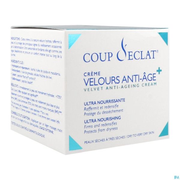 Coup D'eclat Creme Velours A/age Pot 50ml