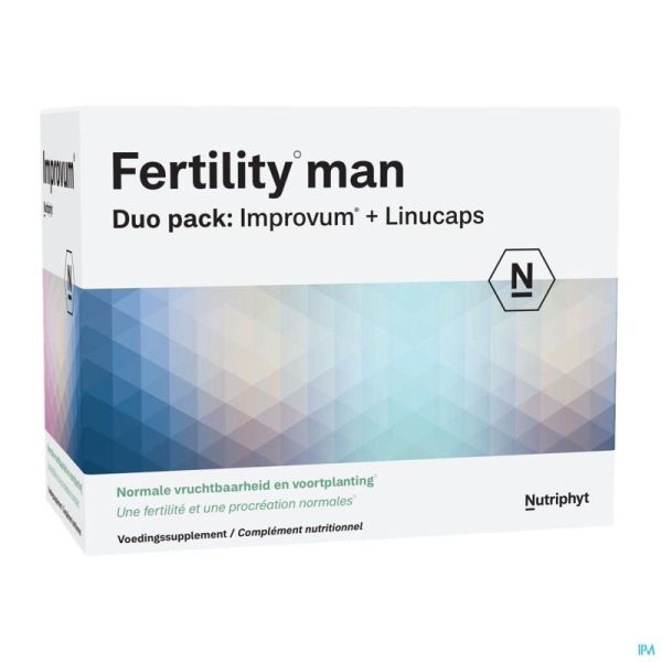 Fertility Man Duo 60 Comprimés Improv.+60 Gélules Linucaps