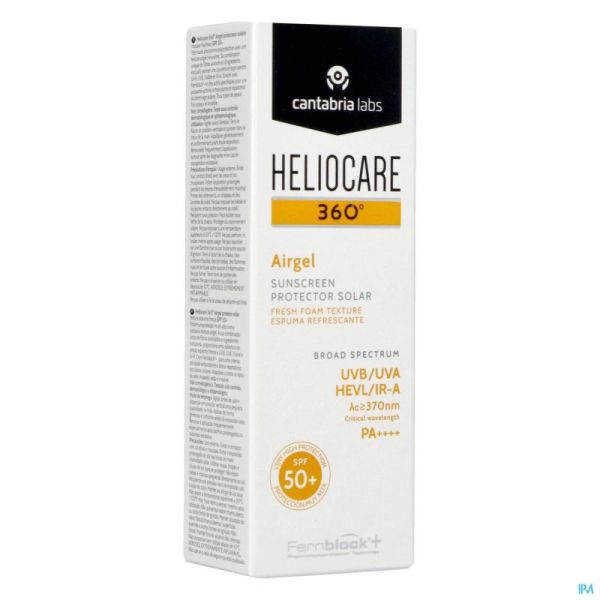 Heliocare 360° Airgel Ip50+  60ml
