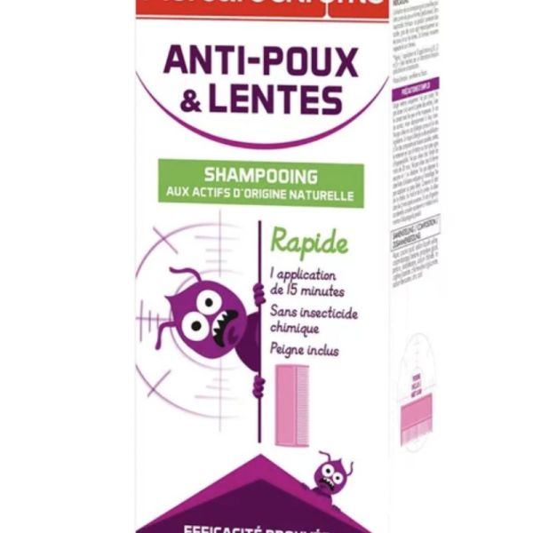 Mercurochrome Shampooing Antipoux Actifs d'Origine Naturelle 125ml