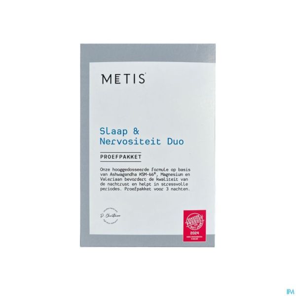 Metis Sleep 08 & A/stress 03 Duo V-gélules 3x2