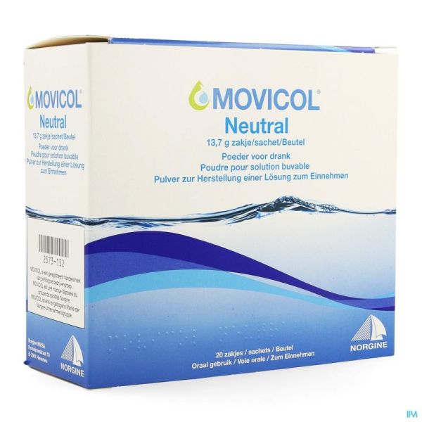 Movicol Neutre 20 Sachets