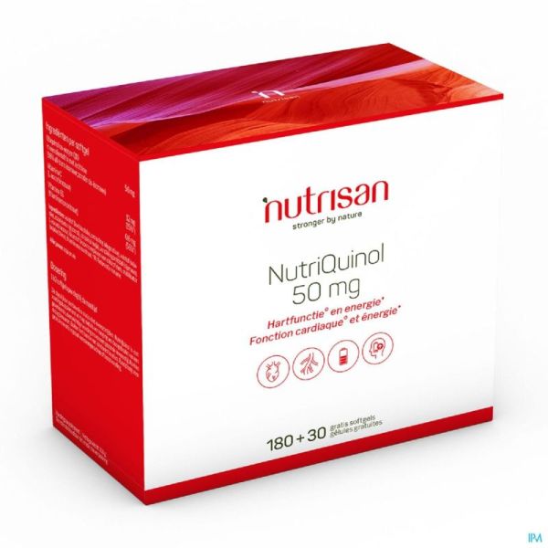 Nutrisan Nutriquinol 180 Gélules 50 Mg +30